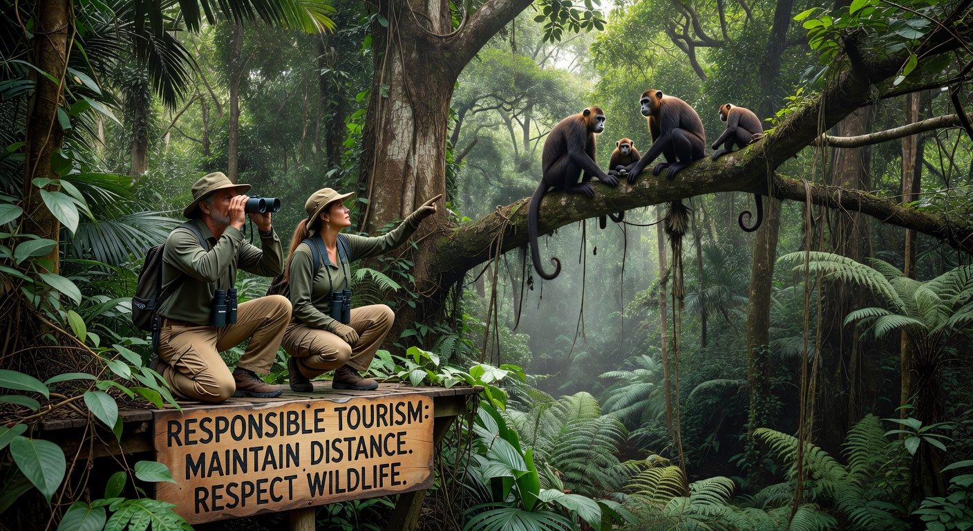 Wildlife jungle observation